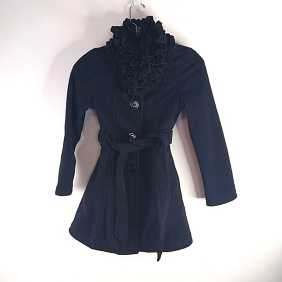 Copper Key - Black Dressy Coat - Size 7/8 - Picture 1 of 8